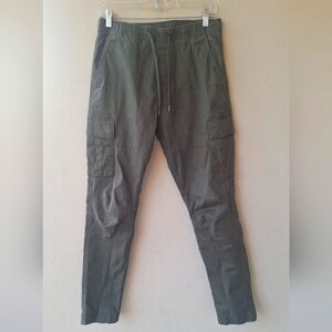 H&M Green Cargo Slim Fit Womens Pants Size S